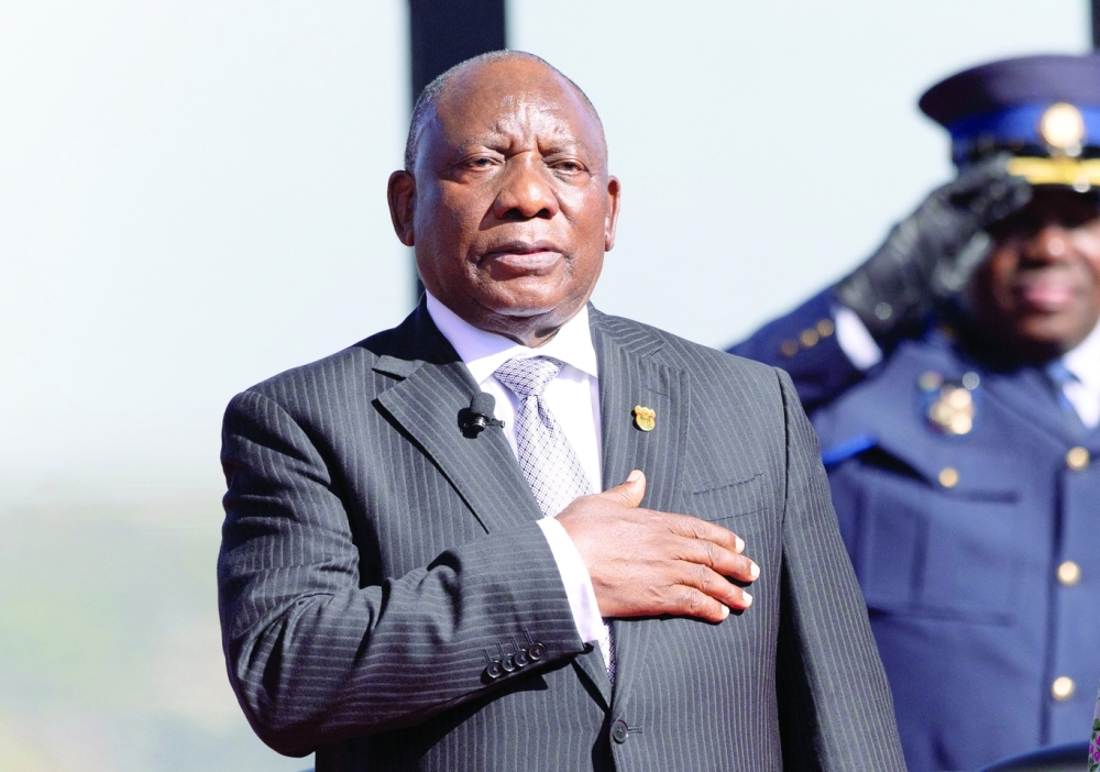 Cyril Ramaphosa attends the oath of office ceremony for his second term as South African President in Pretoria. - Reuters
