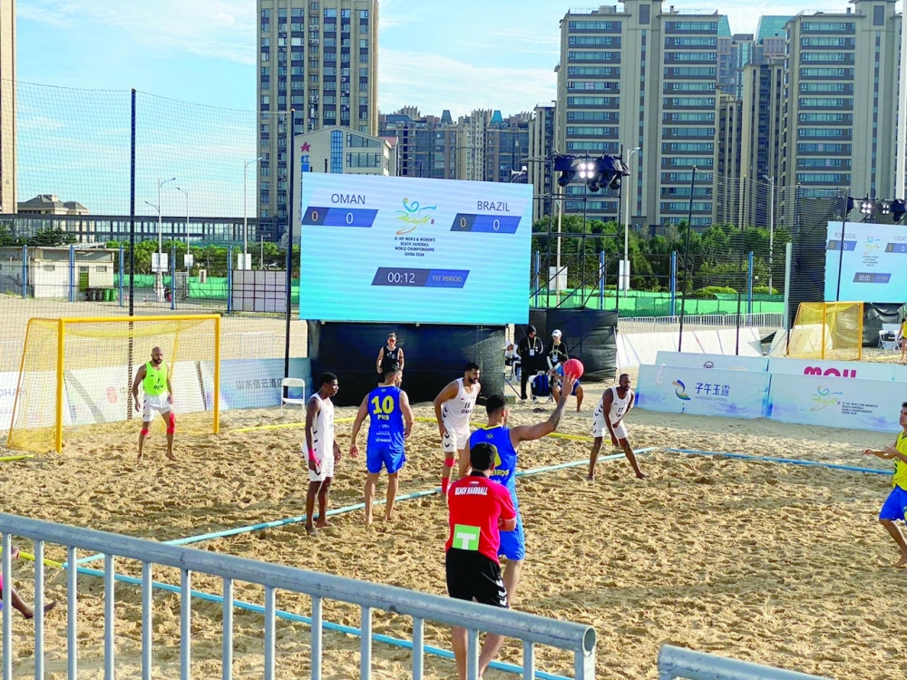Brazil defeat Oman in second round of World Beach Handball Championship