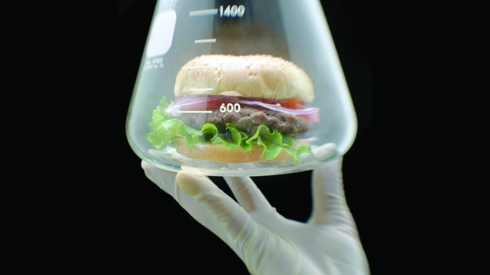 Lab-grown burgers, cricket salads 'could be meal staples by 2054'