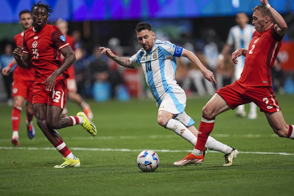 Argentina forward Lionel Messi (10) in action 