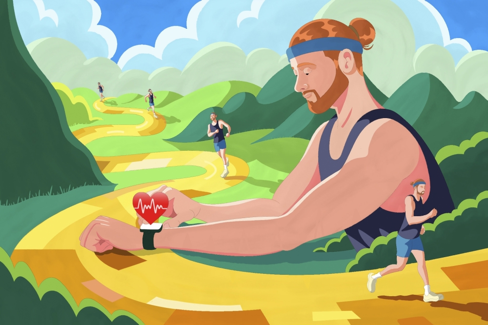 Most fitness trackers offer a wealth of heart-rate data. (Liam Eisenberg/The New York Times)