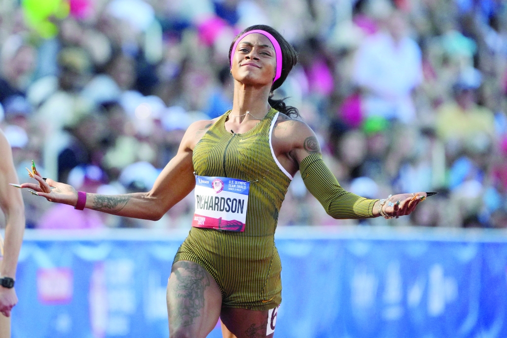  Richardson celebrates after the winning.— USA TODAY Sports
