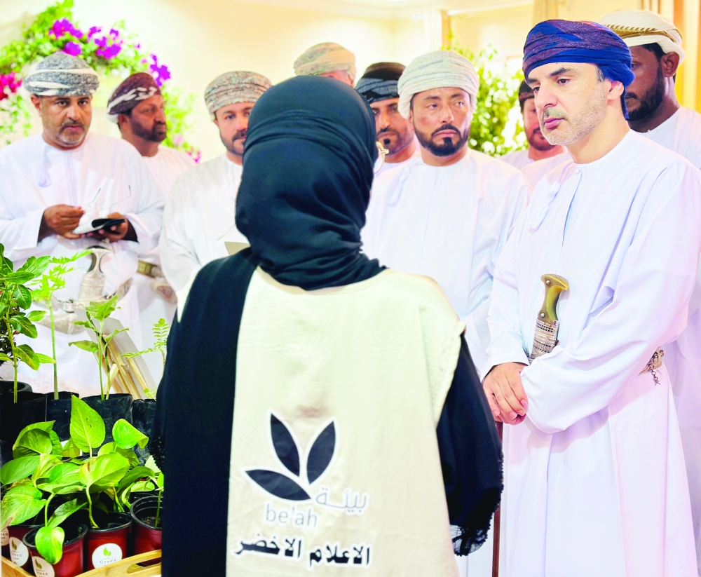 Representatives from the agricultural and farming sectors taking part in the Taqah forum.