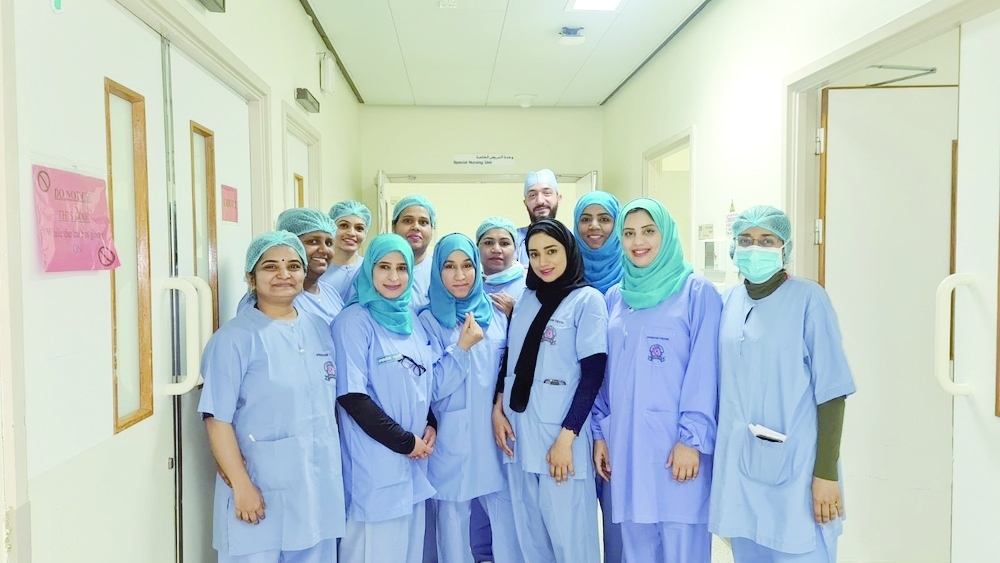 The 2-hour surgery was conducted for a female patient with high-risk of developing malignant tumour in the uterus. - ONA