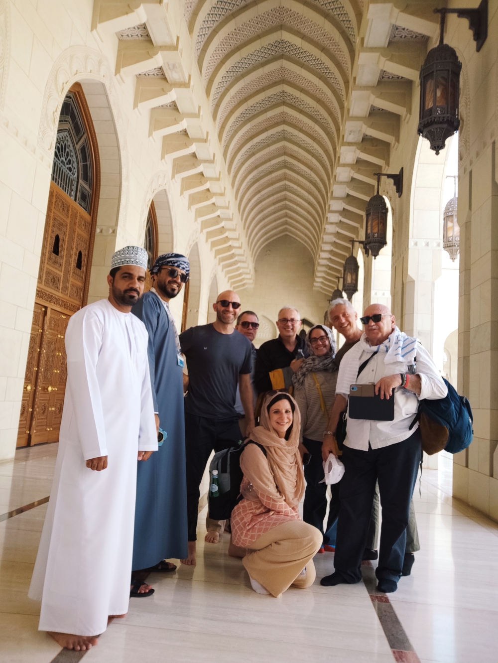 Italian travel partners visit Sultan Qaboos Mosque