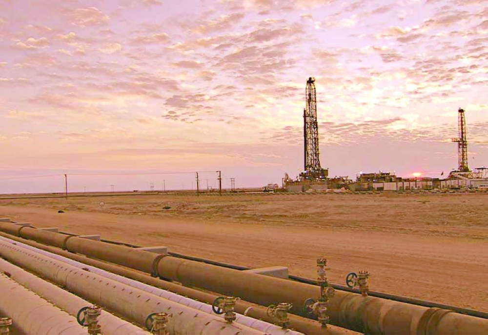 Facilities at Oxy Oman’s Mukhaizna field in Block 53.