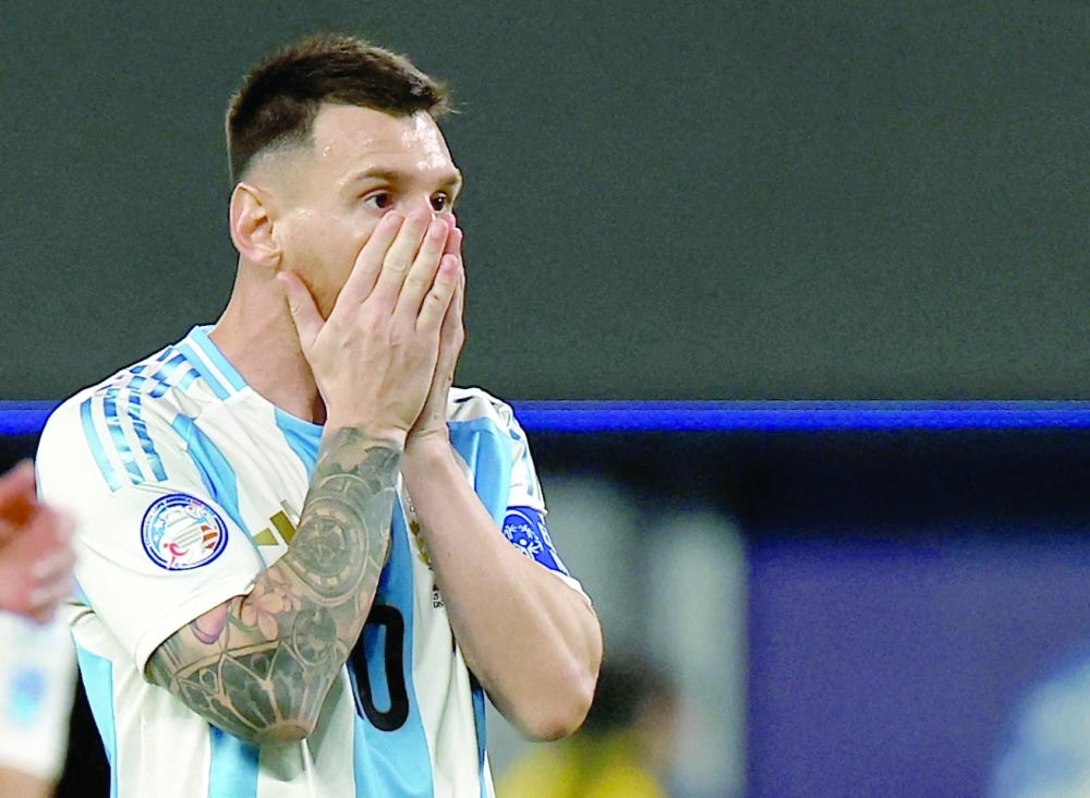  Argentina forward Lionel Messi. — REUTERS