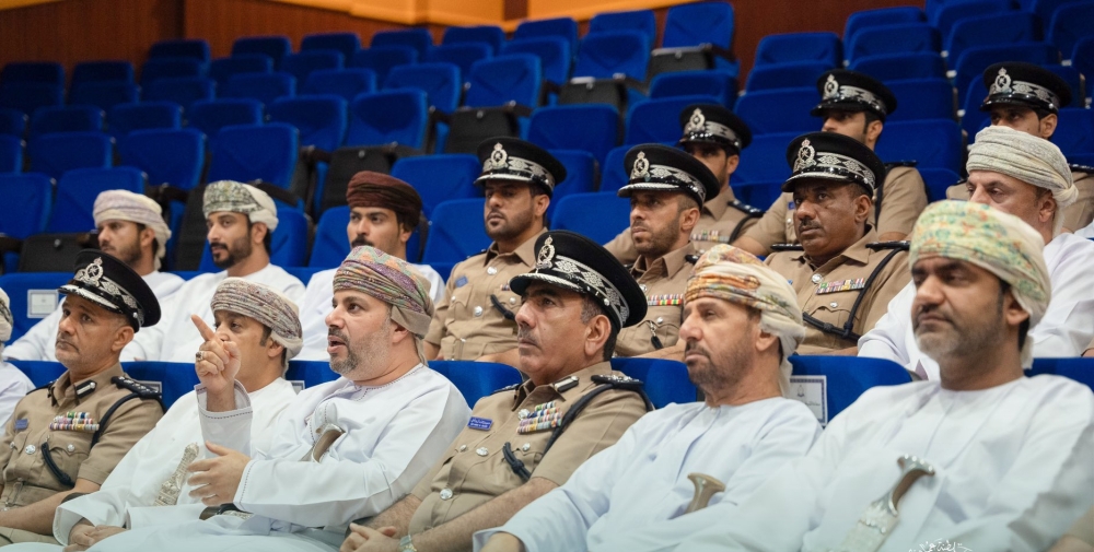 HH Sayyid Marwan bin Turki Al Said at the Dhofar Police Command headquarters