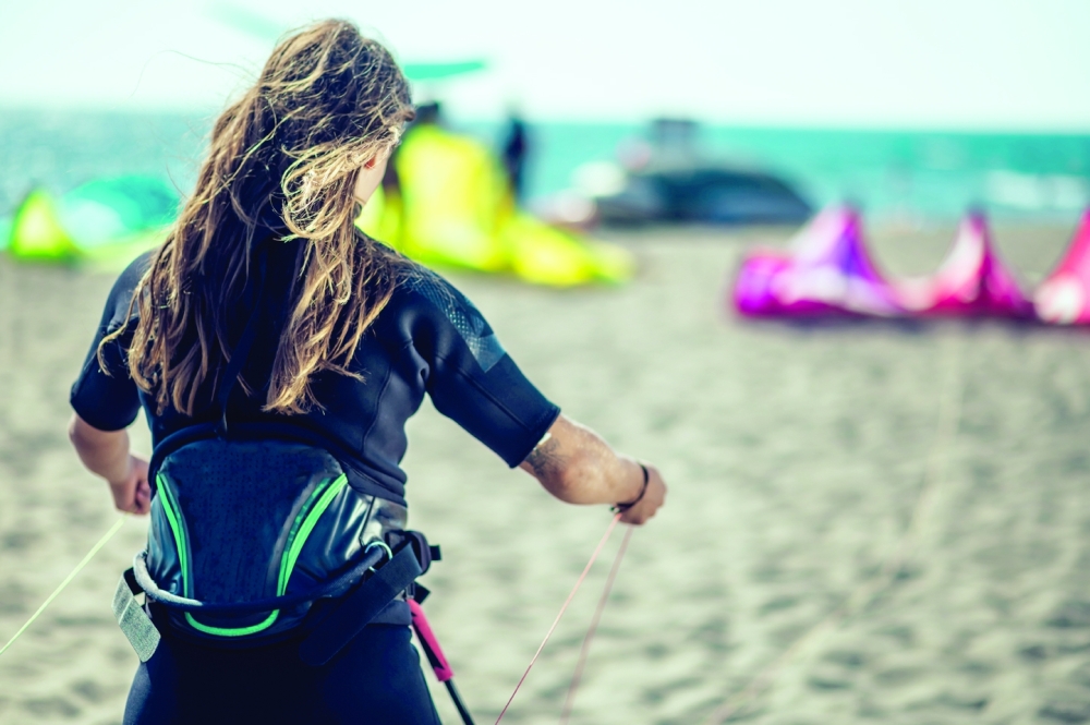 Kitesurfers flock to Masirah to ride the wind