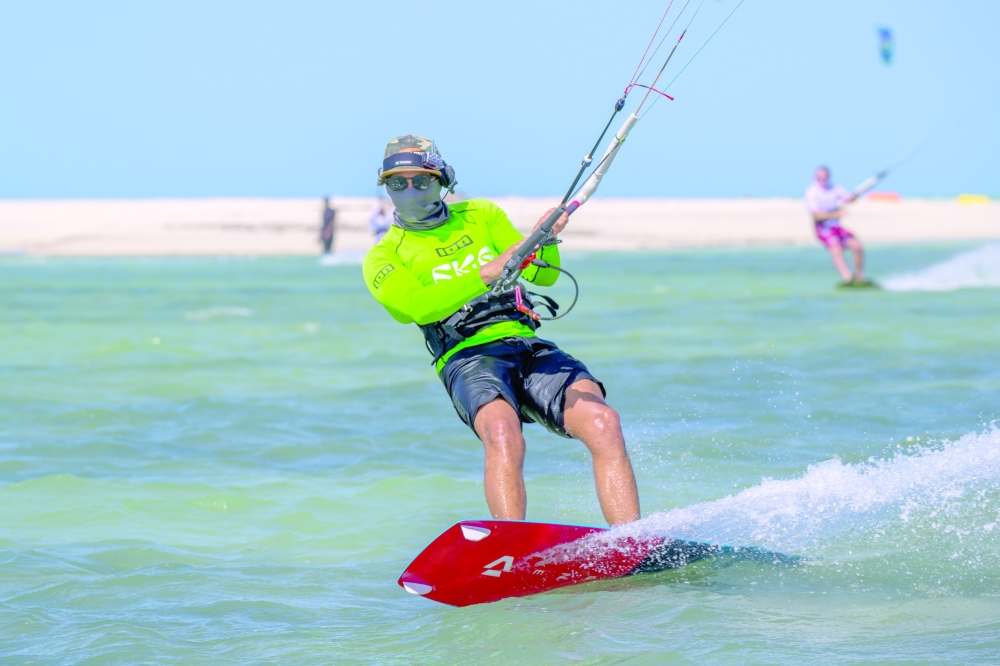 Kitesurfers flock to Masirah to ride the wind