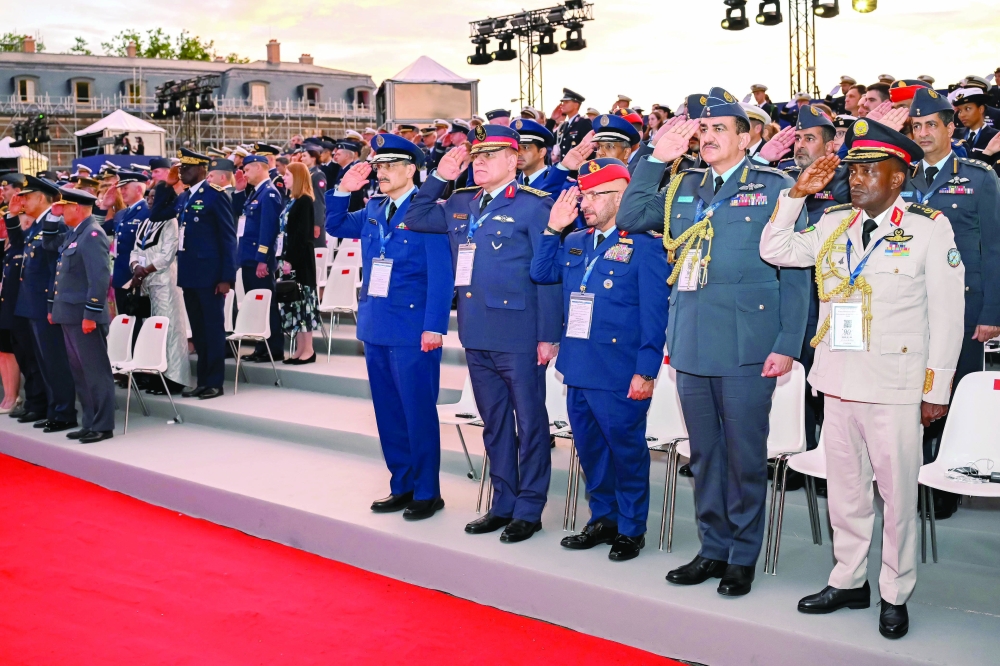 RAFO CHIEF AT FRENCH CELEBRATION