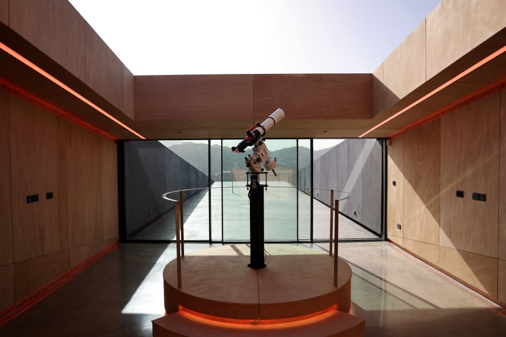 Troodos astronomical observatory in Agridia village