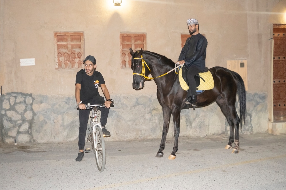 Horse rider at Nizwa village