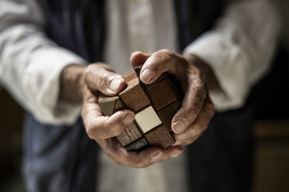 An early Rubik’s cube model