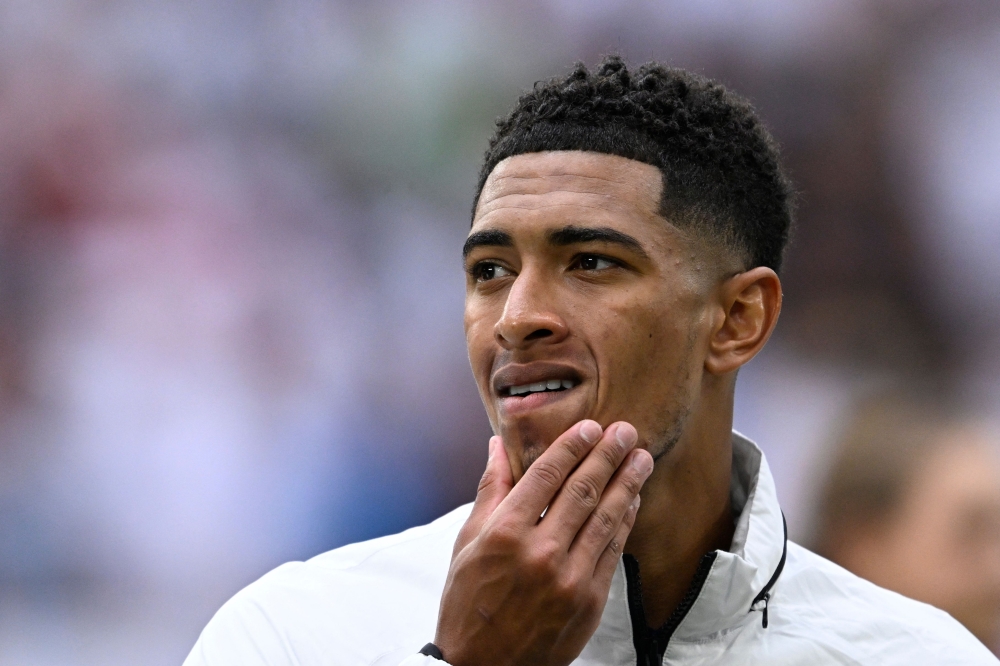 England's midfielde Jude Bellingham 