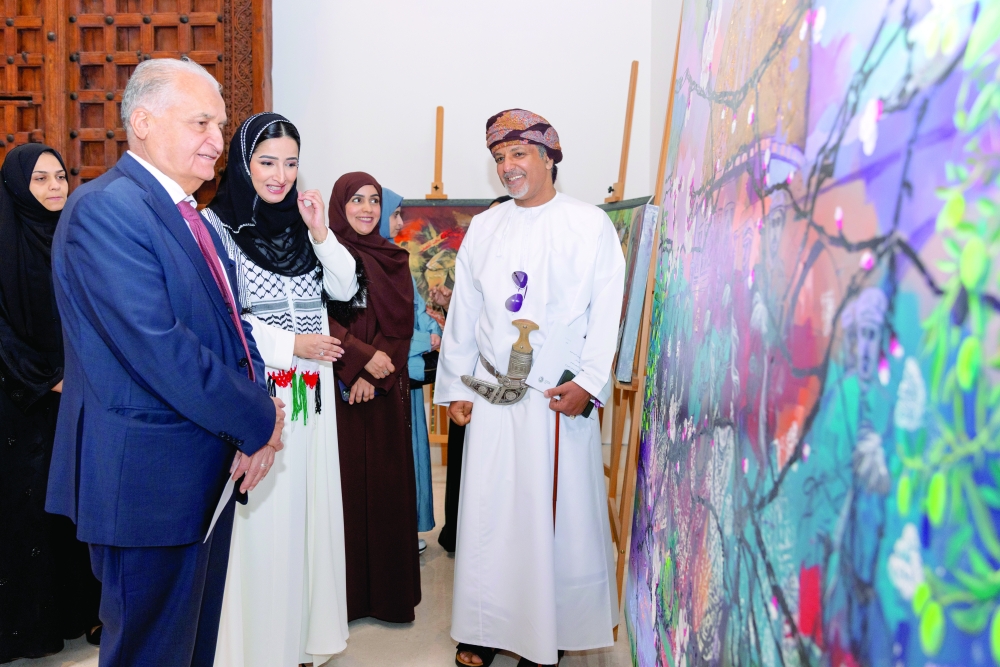 The National Museum in collaboration with Sayyidah Wafa bint Hilal al Busaidiyah, organised the 'Palestinian Melody'.