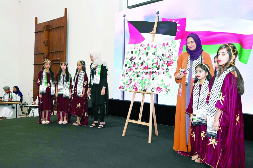 The National Museum in collaboration with Sayyidah Wafa bint Hilal al Busaidiyah, organised the 'Palestinian Melody'.