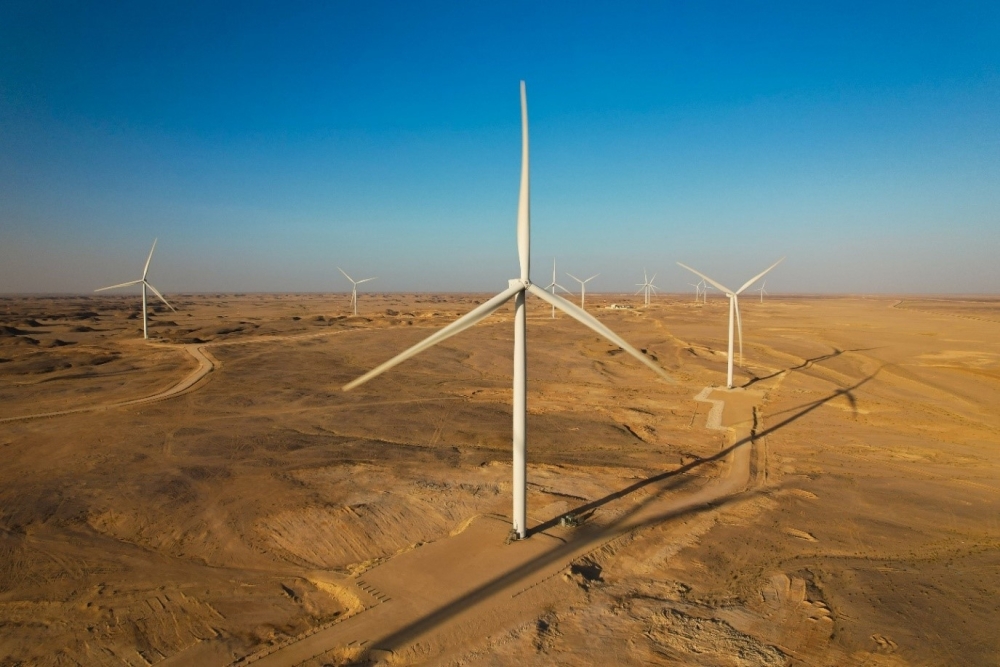 Oman’s first wind farm set up at Harweel in Dhofar Governorate
