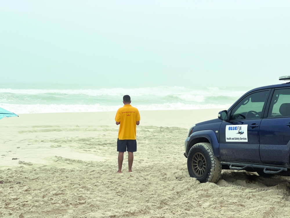 Salalah's dedicated safety team at work during Khareef