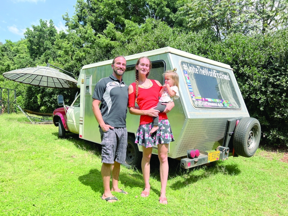 Jesse Emerson and his wife Catherine embarked on their journey from Oregon, USA, in January 2020 in a ‘1983 Toyota’ camper truck