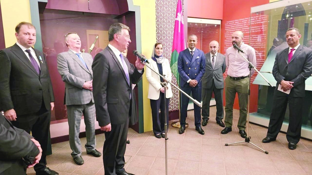 The National Museum inaugurated the exhibition and events of 'Oman Day' under the title 'The Splendour of Silver: Treasures from the Omani Court' at the Kremlin Museums.