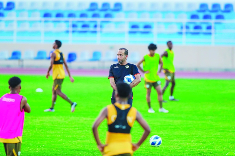 Oman U17 football team began domestic camp