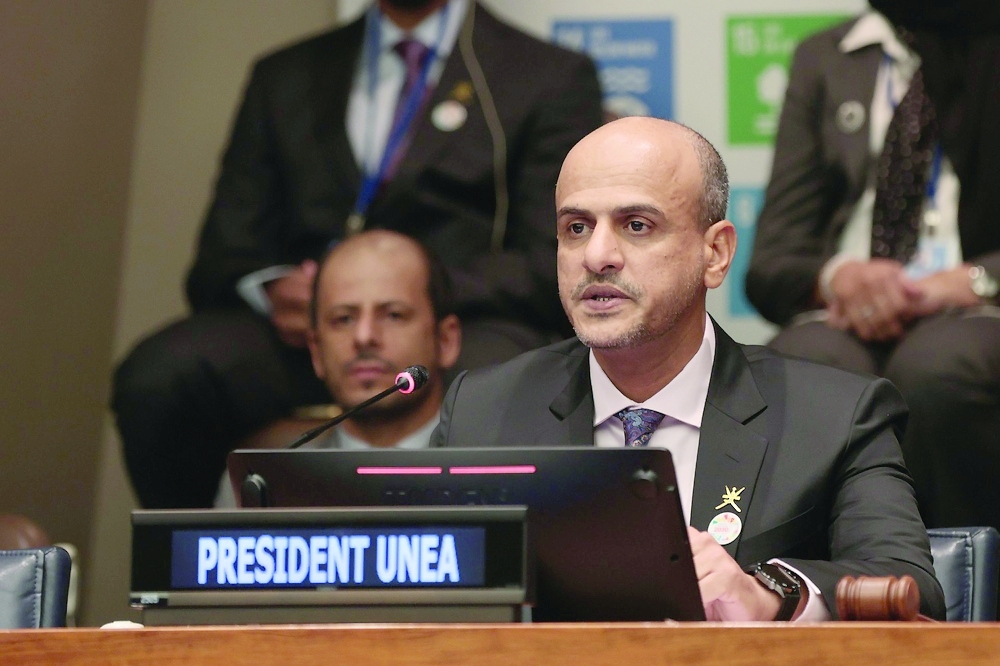 Dr Abdullah bin Ali al Amri, Chairman of the Environment Authority and President of UNEA