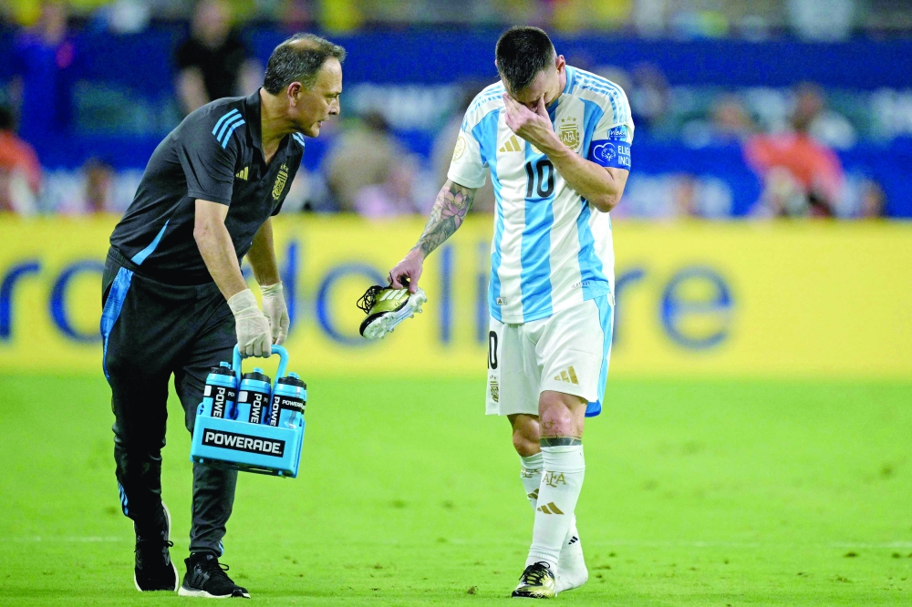 Lionel Messi will miss Inter Miami's next two Major League .— AFP