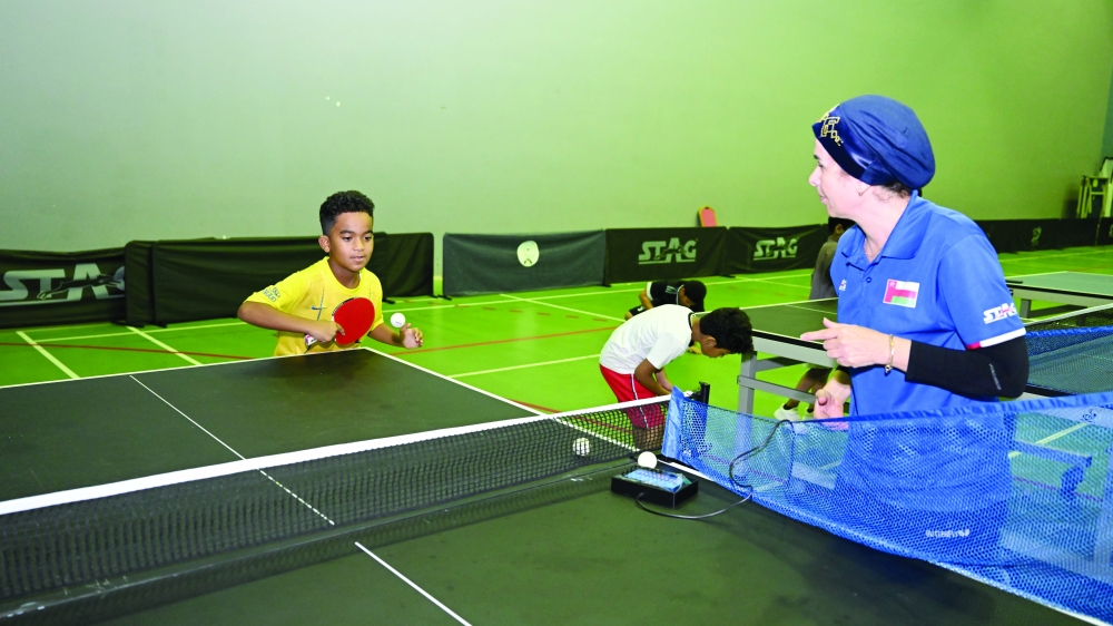 Training to select talented junior TT players ends today