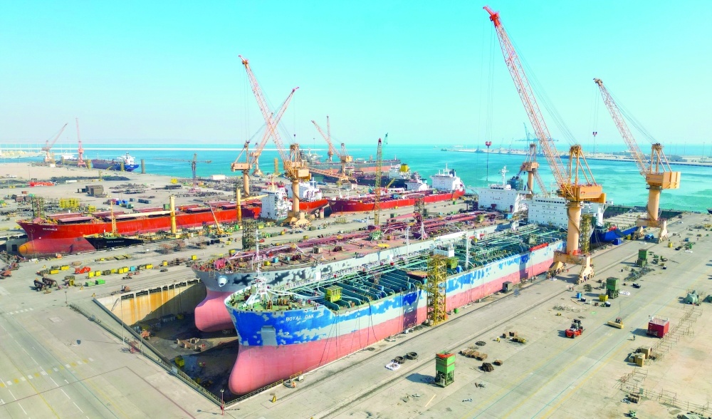 Asyad Dry Dock achieved a 4 per cent growth in its business volume compared to 2022.