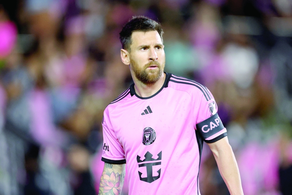 Argentina forward Lionel Messi (10).  — AFP