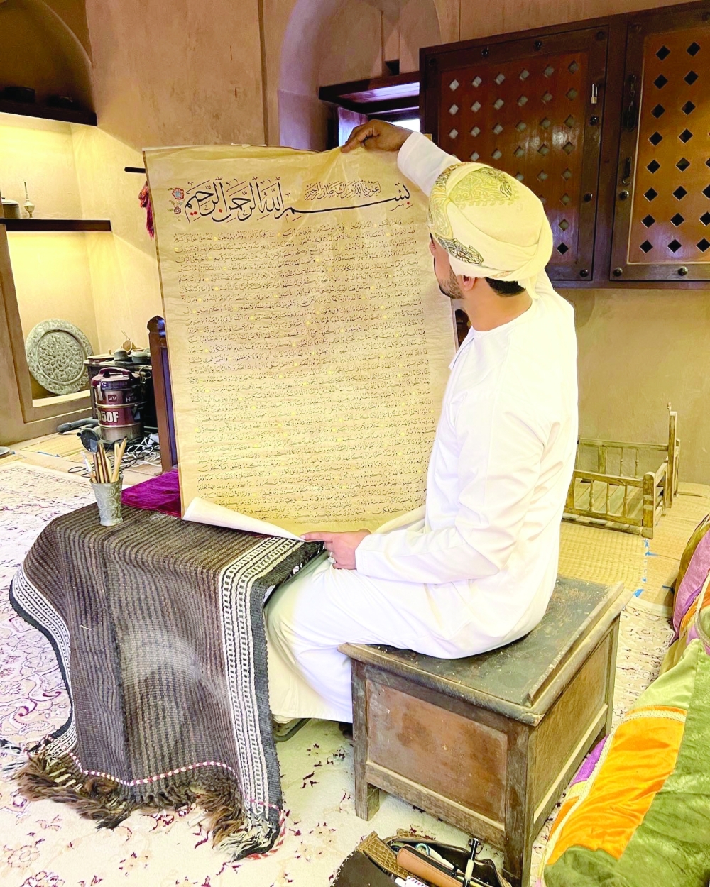Revival of Arabic calligraphy in Oman