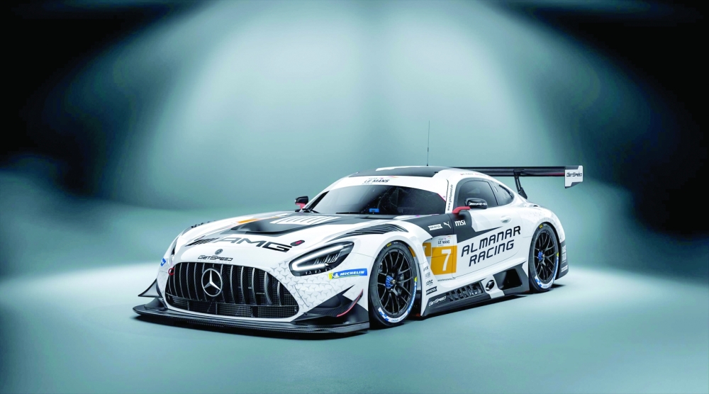 The Al-Manar Racing Mercedes is back to the traditional white livery for the race in Germany this weekend.