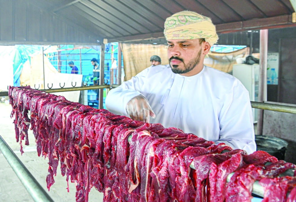   Restaurants and meat kiosks in Dhofar offer tourists a unique dining experience