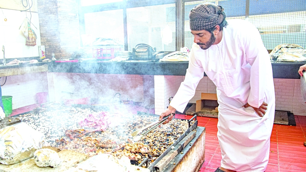   Restaurants and meat kiosks in Dhofar offer tourists a unique dining experience