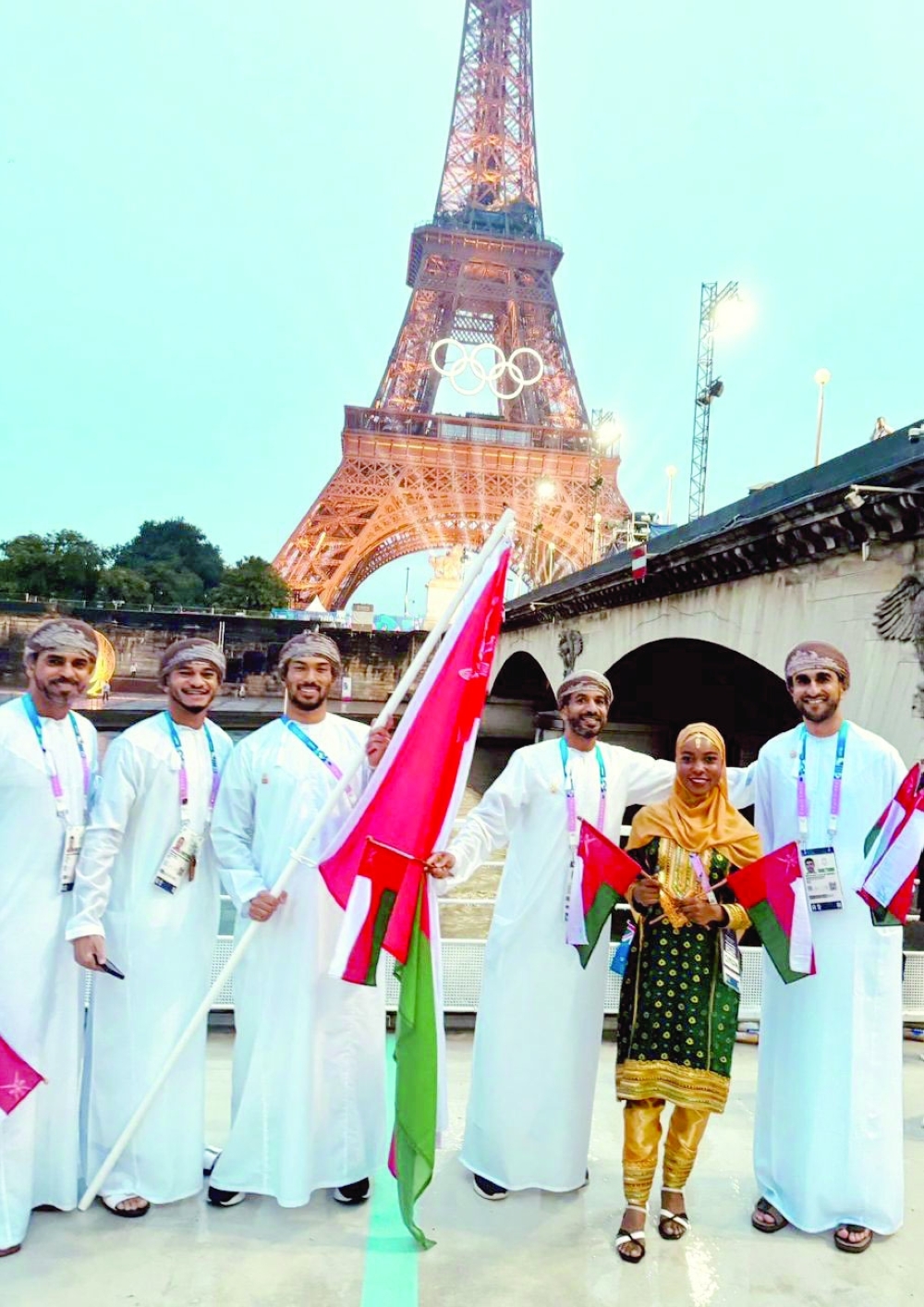 Omani delegation shines at Paris 2024 Olympics opening ceremony