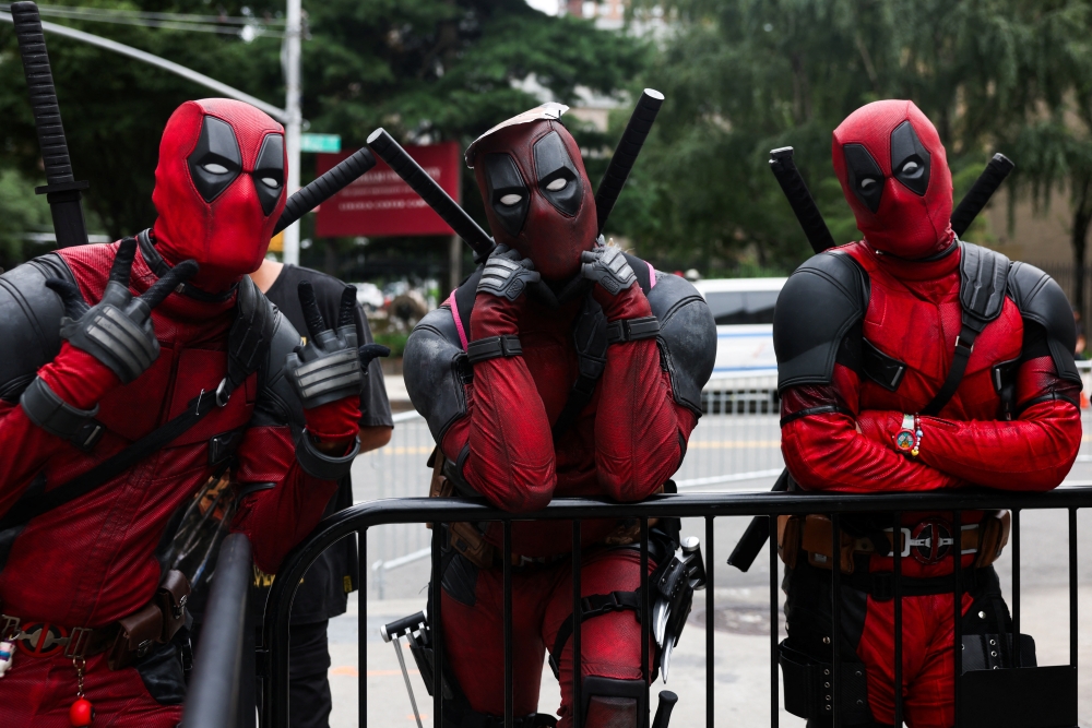 Fans wait outside the premiere of 'Deadpool and Wolverine' in New York City, New York, U.S., July 22, 2024. — REUTERS