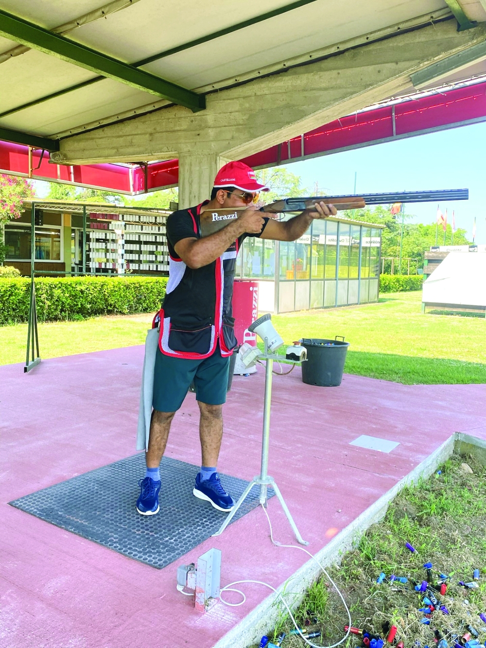 Said scores 70 points in Men’s Trap qualifier