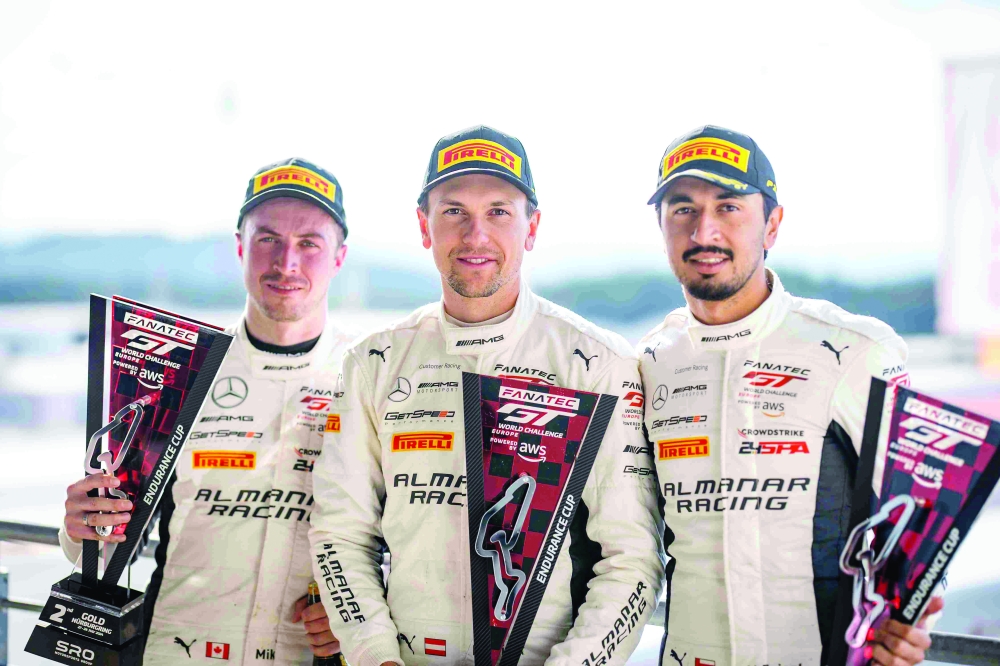 Grenier, Baumann and Al-Zubair finished second in the GTWC Gold Cup category in Germany.