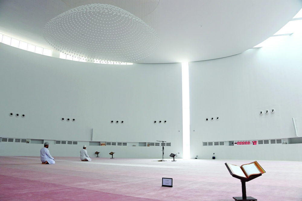 Time magazine described the mosque as a minimalist wonder bathed in natural light. - ONA