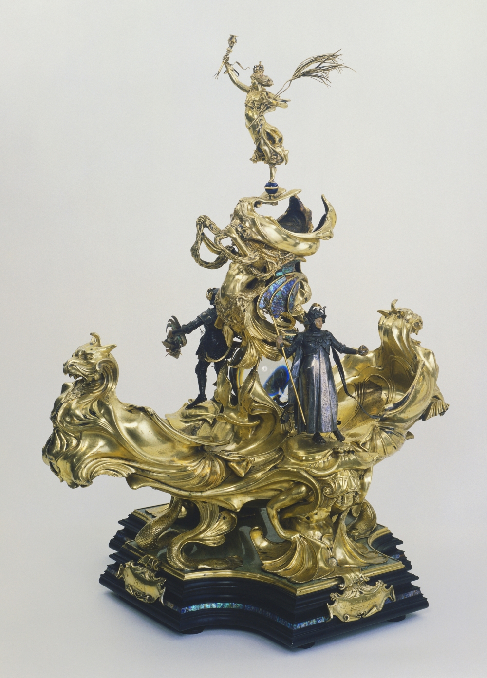 Alfred Gilberts Centrepiece, currently on display at the Victoria & Albert Museum in London. (The Victoria & Albert Museum via The New York Times)