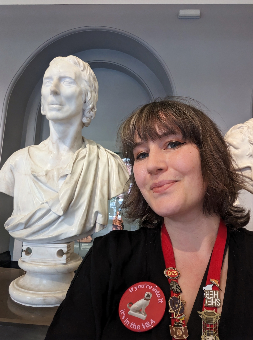 Eleanor George, 34, who works at the Victoria & Albert Museum. (Eleanor George via The New York Times)