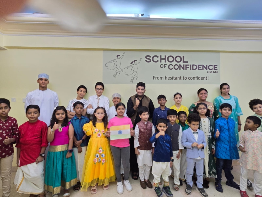 Young students from School of Confidence at the ceremony