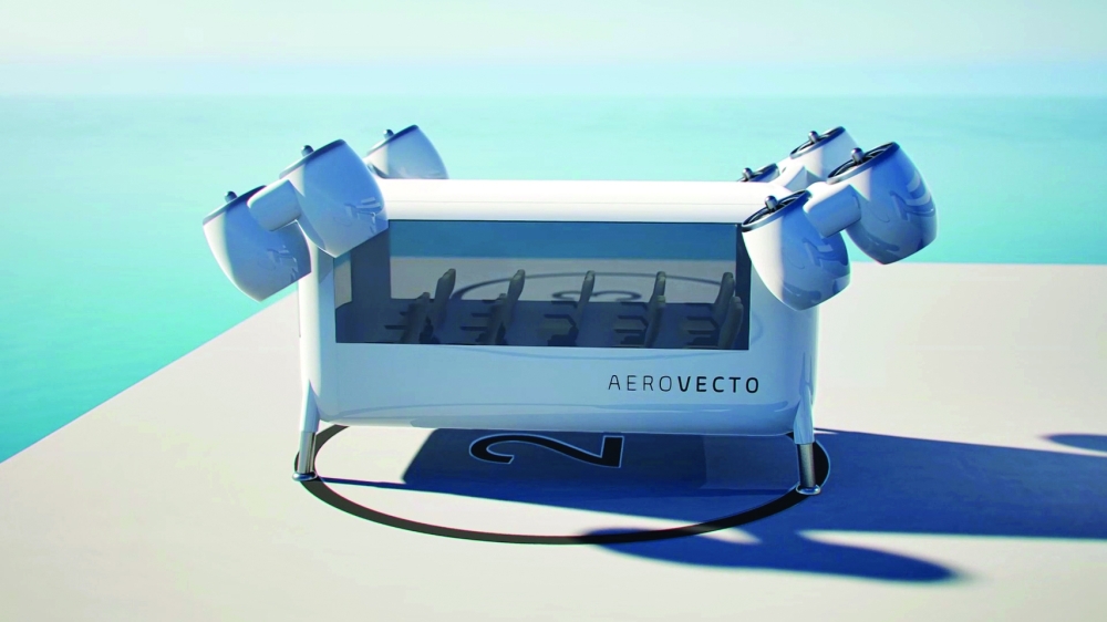 The aircraft's design is still being finalised, but initial concepts resemble a large minibus with rotors on the sides, akin to a scaled-up drone.