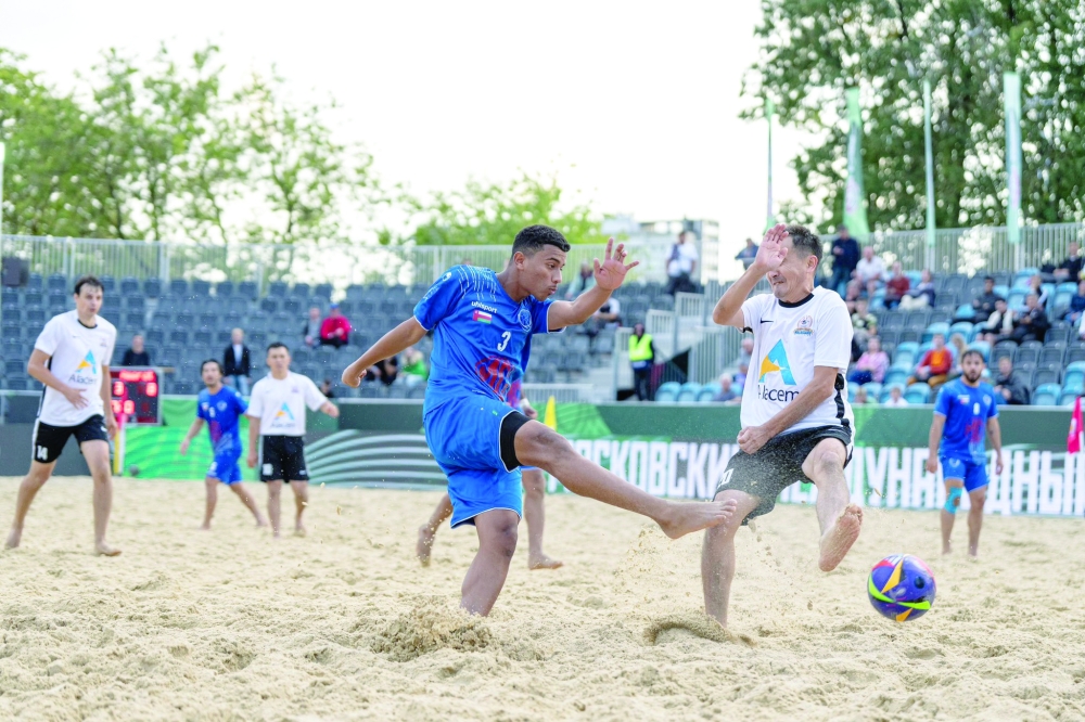 Al Amarat crushes Malaisary 11-1 in Moscow Beach Soccer Cup