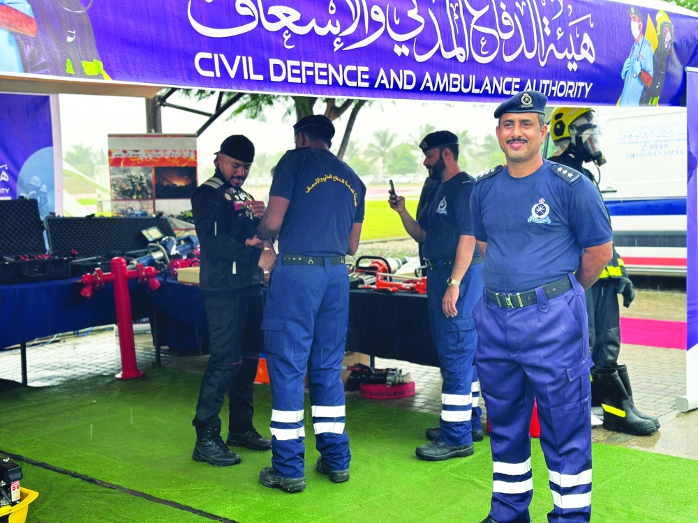 The CDAA demonstrated its comprehensive range of services at the Dhofar International Exhibition 