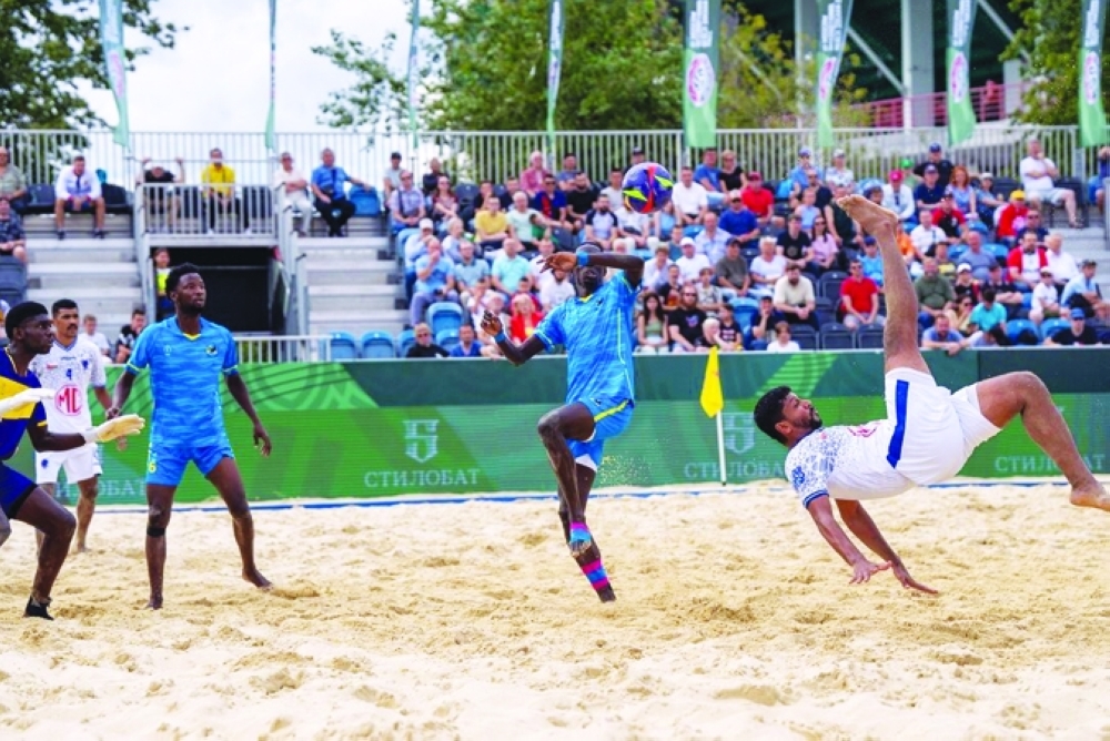 Al Amerat Club clinches third in Moscow Beach Soccer Cup