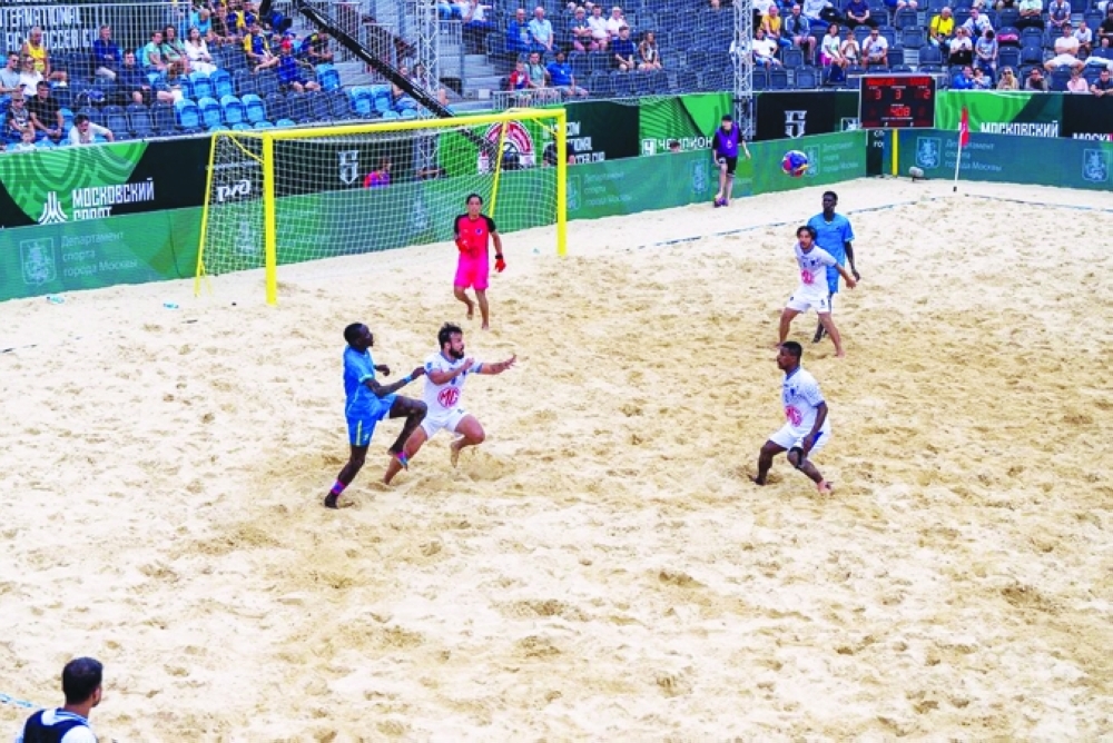 Al Amerat Club clinches third in Moscow Beach Soccer Cup
