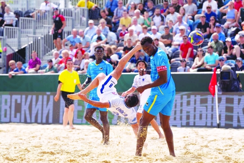 Al Amerat Club clinches third in Moscow Beach Soccer Cup
