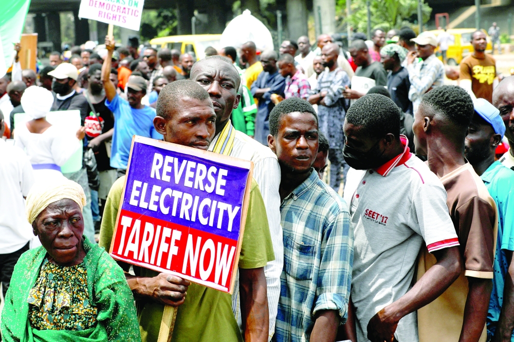 People convene in the streets